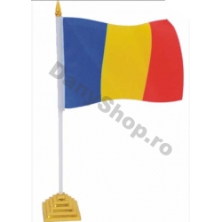 Steagulet tricolor Romania cu suport